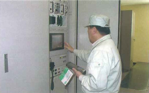 場内施設点検の写真