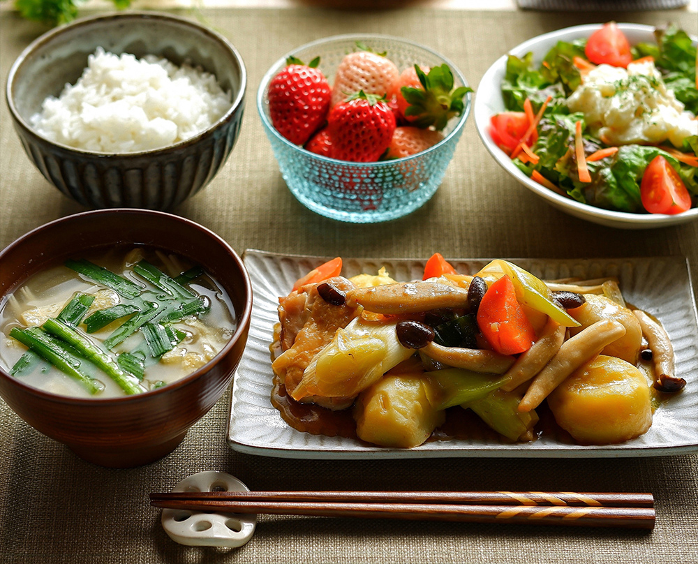 ごはんとお味噌汁とおかず