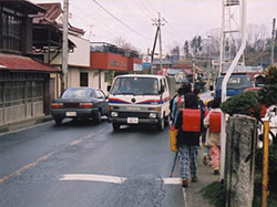 現道の状況の写真1