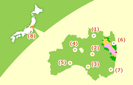 Map image of the background sp