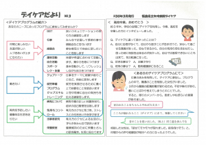 デイケアだより