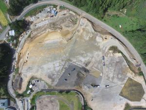 校舎全景　10月末時点