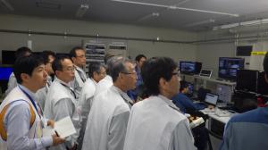 ２号機遠隔操作室の様子