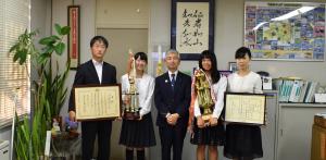 会津農林高等学校　民家の甲子園全国大会最高賞受賞　教育長報告1