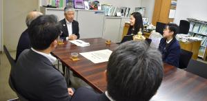 あさか開成高校 フラガールズ甲子園最優秀賞 教育長表敬訪問4