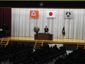 あさか開成高校　卒業証書授与式