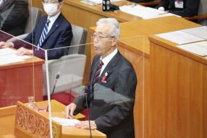 遊佐久男議員の写真