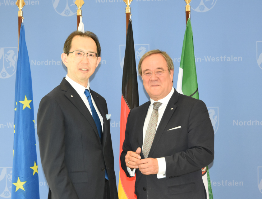 NRW州首相との面談