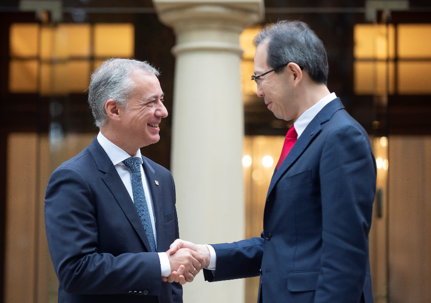 ウルクリュ首相と内堀知事による会談