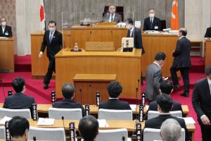 議長選挙の写真