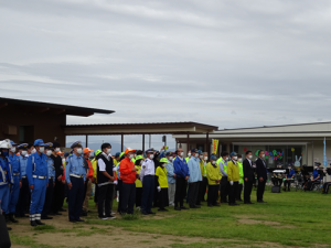 秋の全国交通安全運動出動式