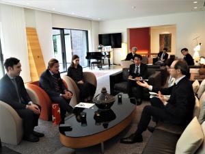 スイス特命全権大使への知事表敬訪問1