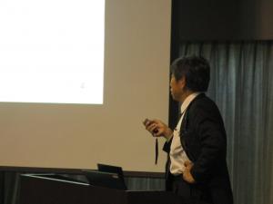 講師講演風景の写真