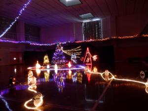 クリスマス会のイルミネーション