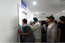 糖尿病の日に来る患者さん