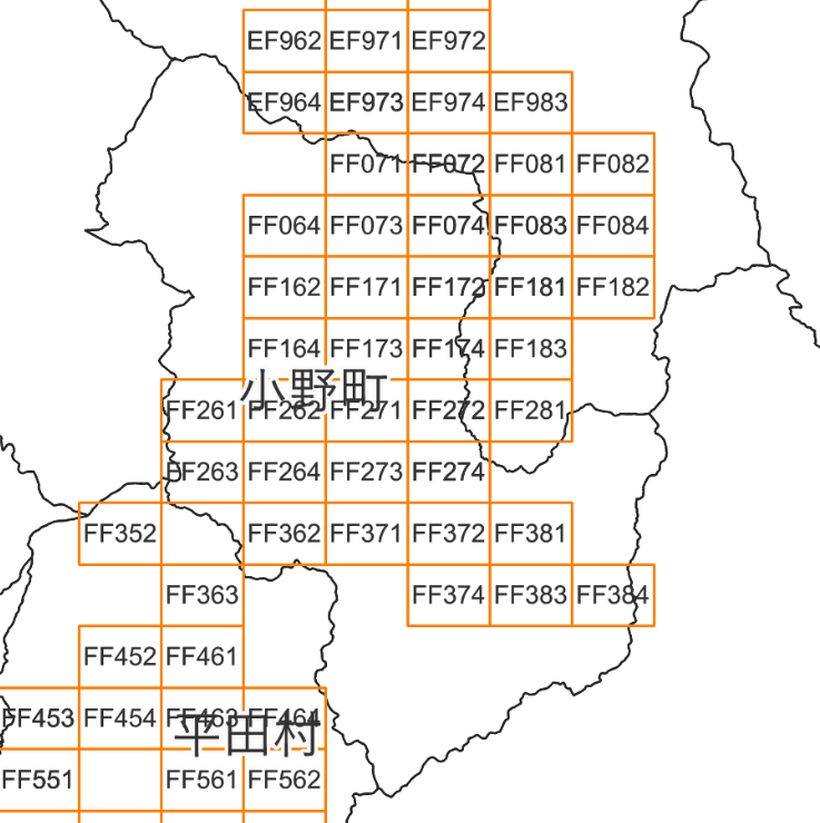 指定道路図（小野町）