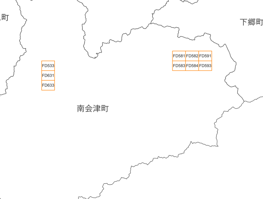 指定道路図（南会津町）