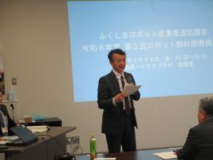 高橋先生あいさつ