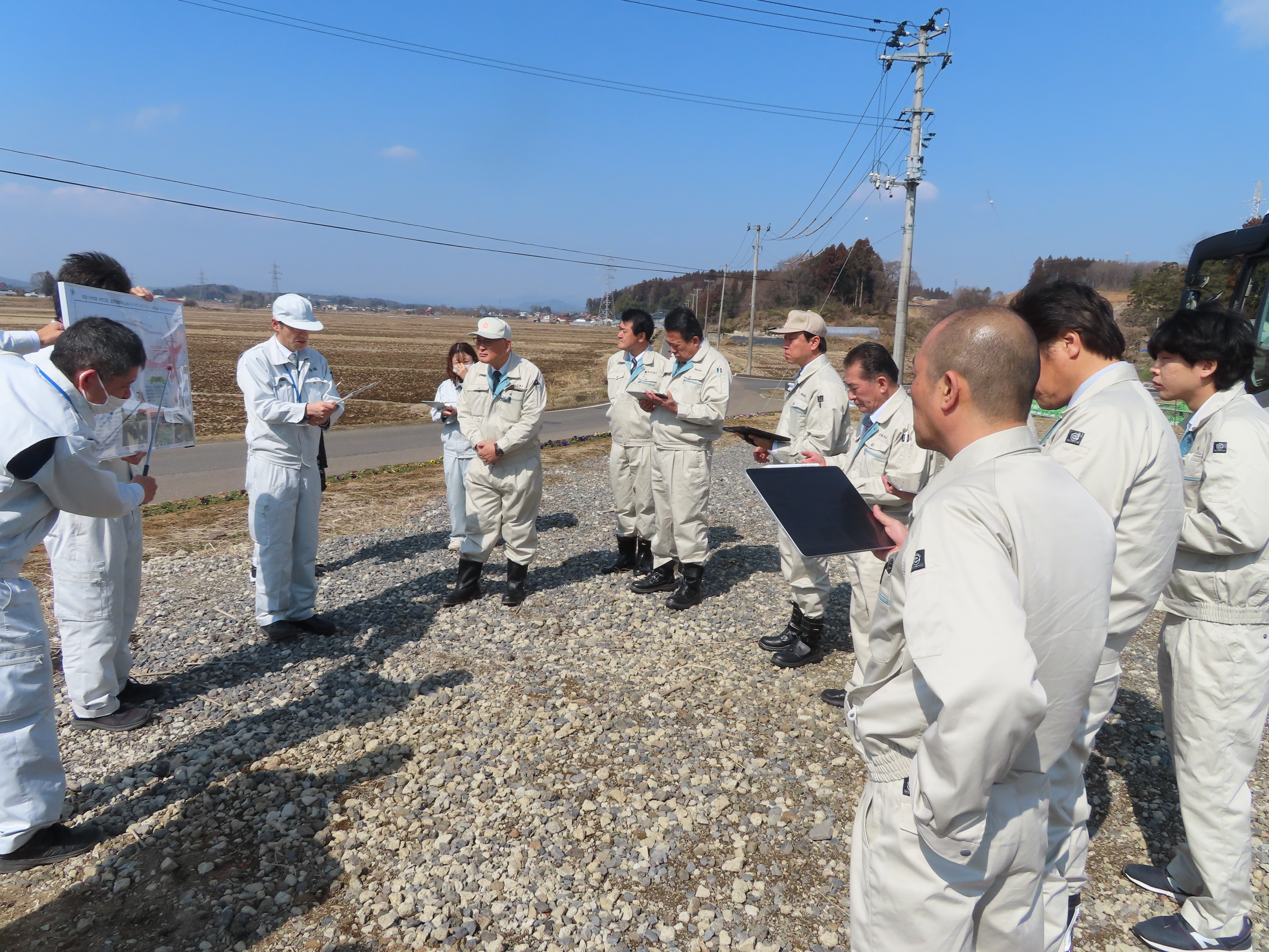 土木委員会現地調査の写真
