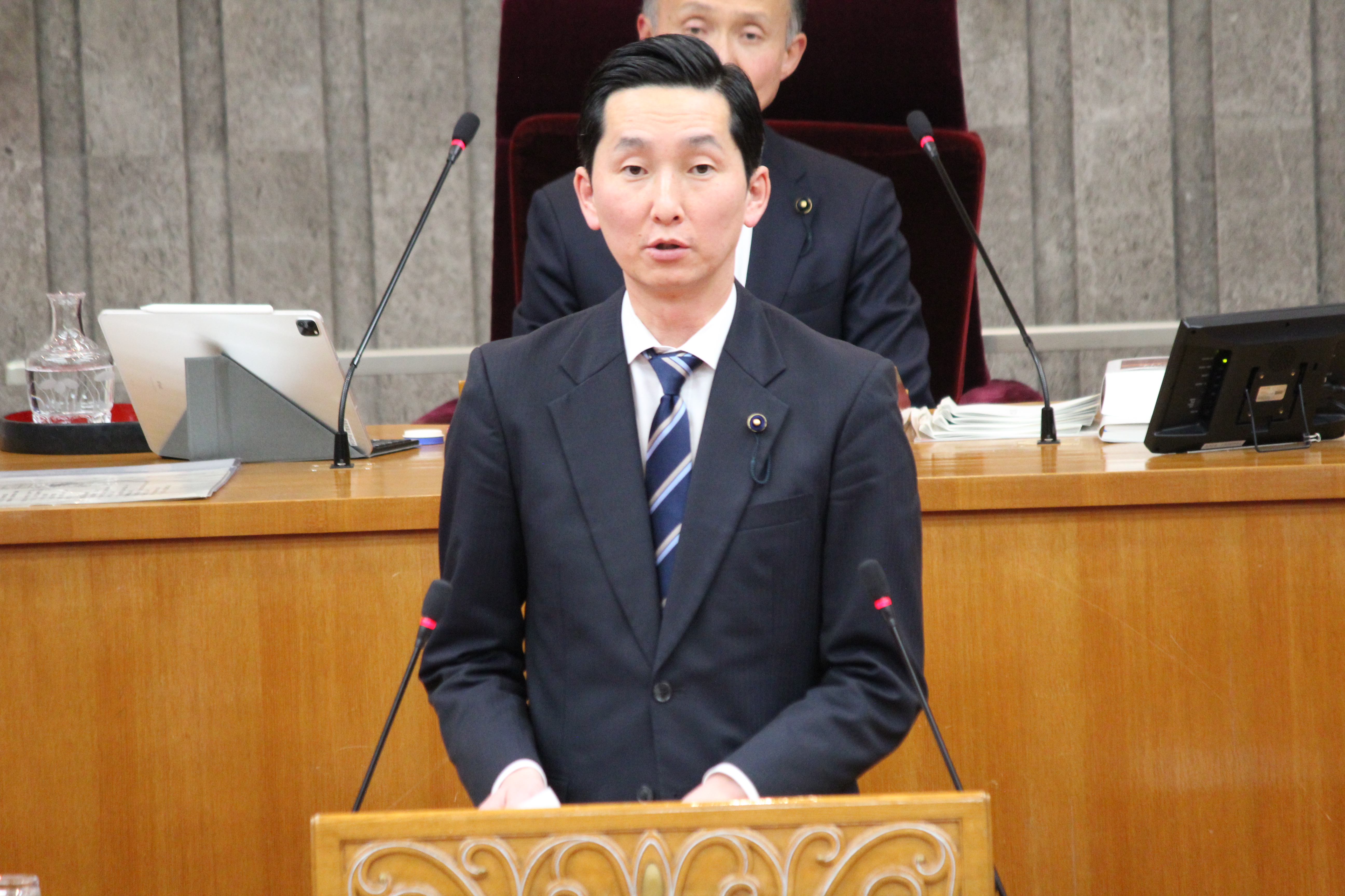 福祉公安委員長報告の写真