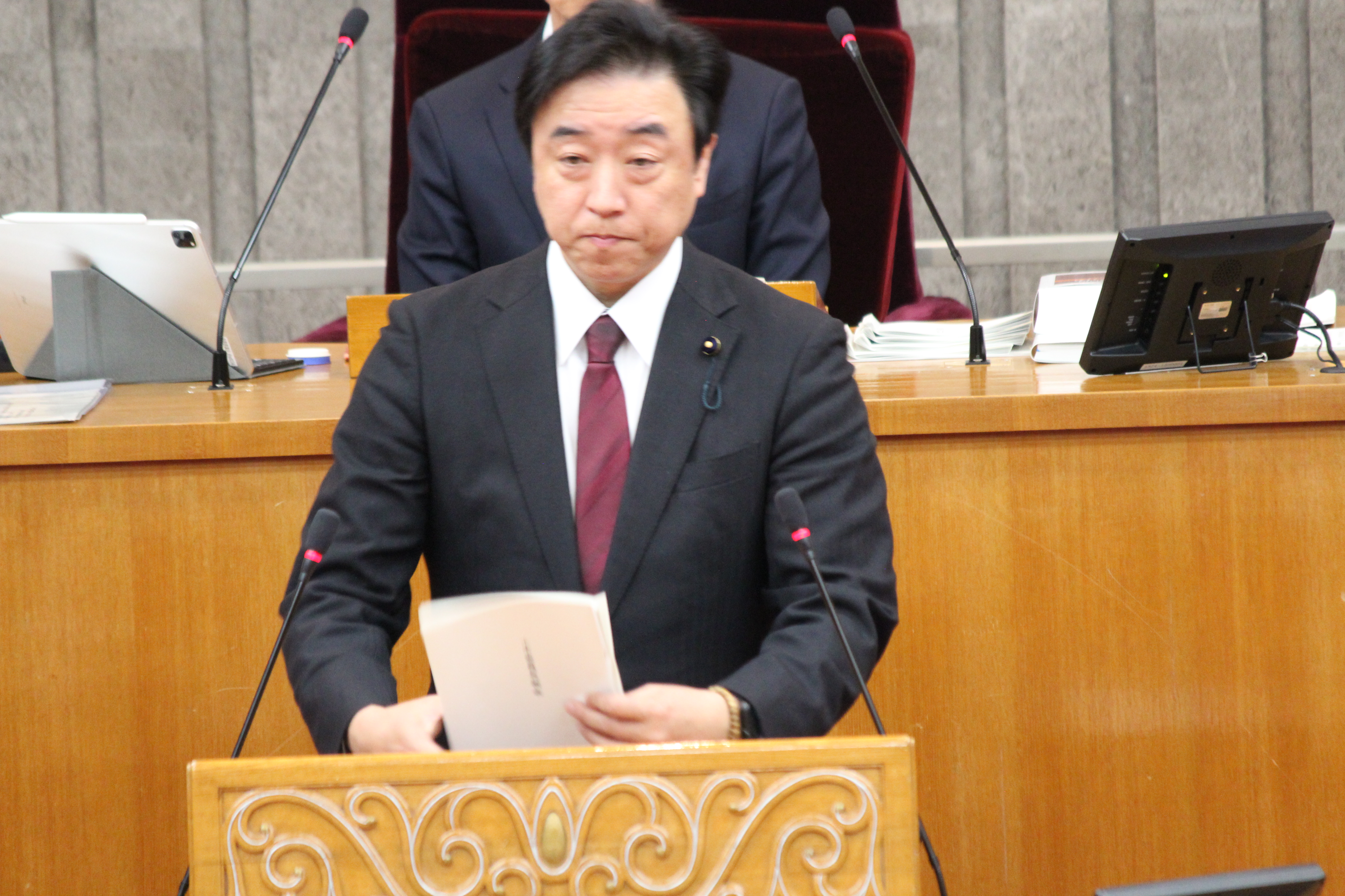 土木委員長報告の写真