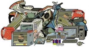 廃棄物のイラストです