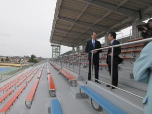 鏡石町訪問写真１