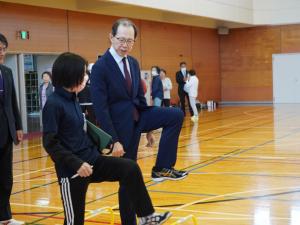 湯川村訪問写真１