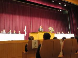 県立医科大学学位記授与式・修了証書授与式写真１