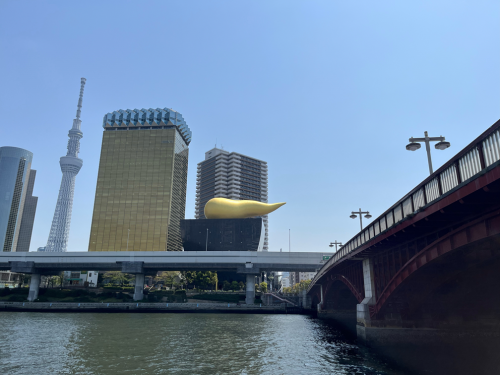 墨田区方面に見える配色美の写真