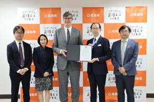 ホッカイスイサンＣＥＯ表敬訪問写真２