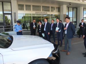 警察本部庁舎の調査を行う福祉公安委員会