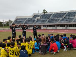 デフサッカー教室の様子1