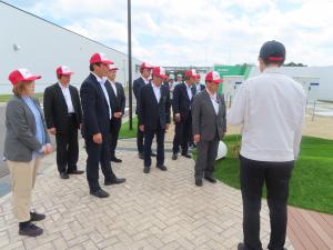 デンソー福島の調査を行う地球温暖化・災害に強い県づくり対策特別委員会