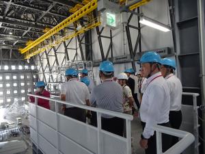 MRO Japan機体整備工場を調査する避難地域復興・産業振興対策特別委員会