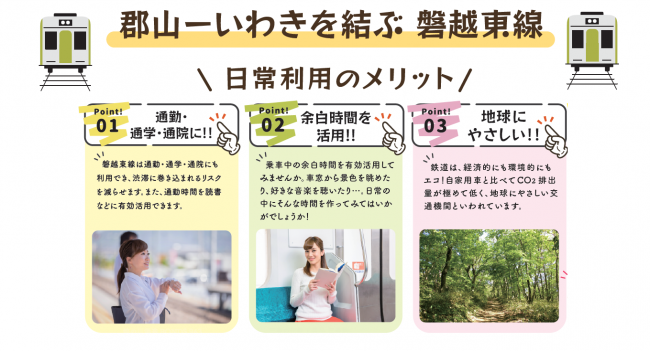 磐越東線　メリット