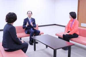 松本奈菜子選手2025アジア陸上競技選手権大会（女子400m）優勝報告写真1