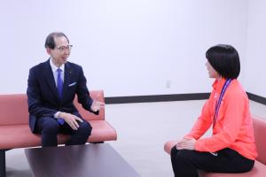 松本奈菜子選手2025アジア陸上競技選手権大会（女子400m）優勝報告写真2