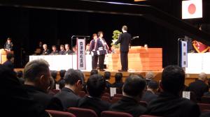 表彰旗　女性消防クラブ　二本松市女性防火クラブ