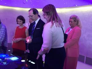 ドイツパビリオンの視察