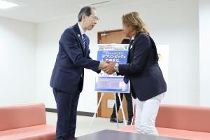 東京2025デフリンピックサッカー競技スペシャルサポーター任命式写真4