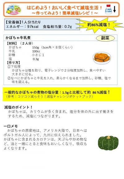 かぼちゃ牛乳煮