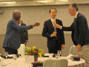 第5回野口英世アフリカ賞福島プログラム　知事主催歓迎昼食会写真2