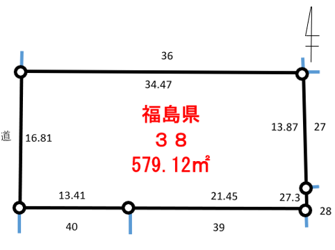 対象物件の明細図です。