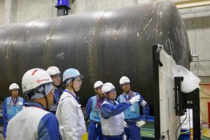 東京電力福島第一原子力発電所視察写真2