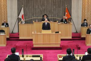 12月定例会閉会の知事挨拶の写真