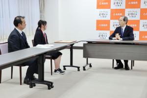 平工業高等学校 高校生ものづくりコンテスト全国大会測量部門優勝・国土交通大臣賞受賞報告写真2