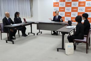 磐城高等学校 全国高等学校文芸コンクール文芸部誌部門最優秀賞・文部科学大臣賞受賞報告写真1