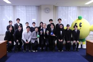 東京農工大学生表敬訪問写真3