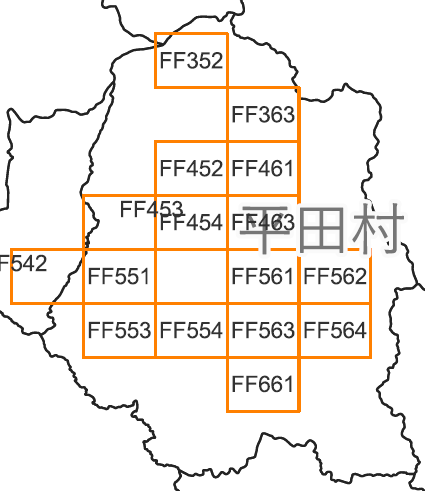 指定道路図（平田村）